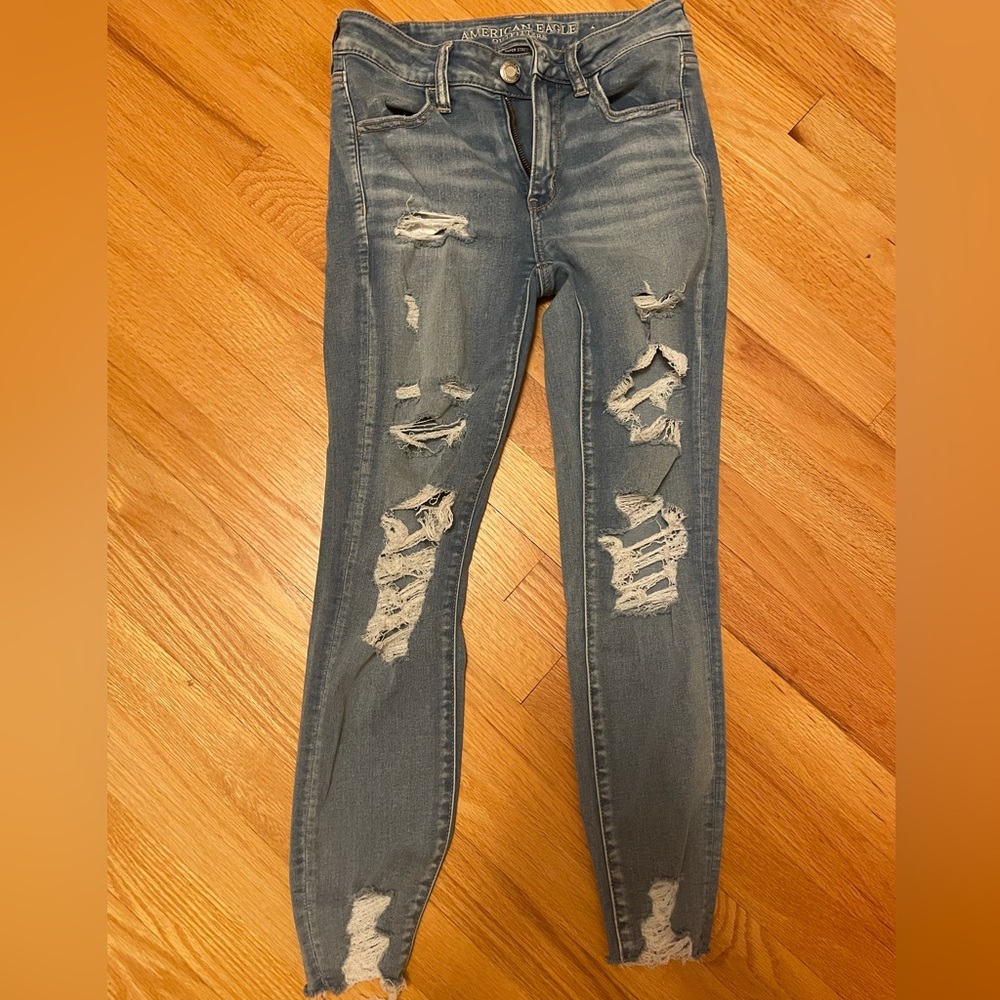 AE Denim X High Waisted Jeggings